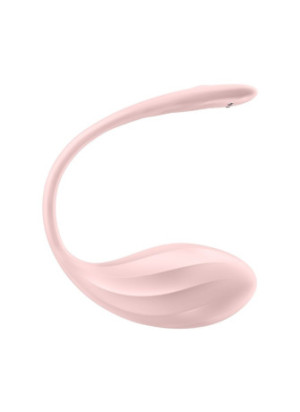 Oeuf vibrant télécommandé rose Ribbed Petal Satisfyer - CC597861